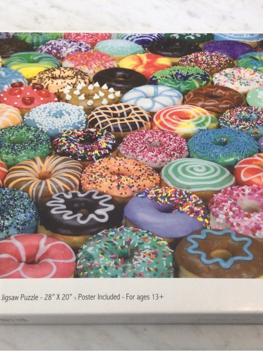 2/$15 Colorful Donut Jigsaw Puzzle - Multicolor -